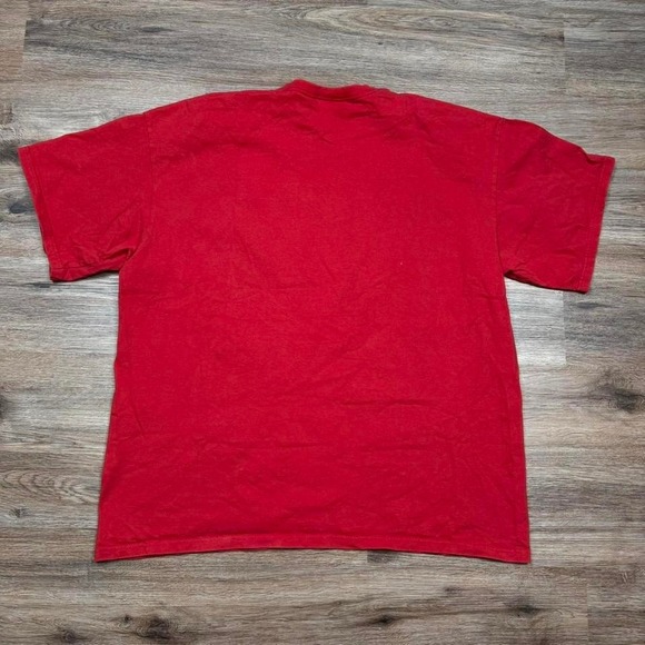 vintage red y2k silver tag nike just do it tee - Picture 2 of 6